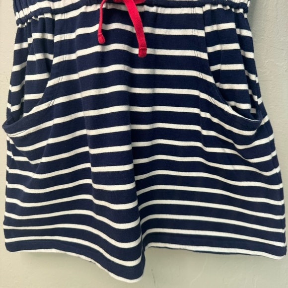 MINI BODEN Cotton Knit Striped Red White And Blue Dress Nautical Patriotic 9-10Y - Picture 10 of 13
